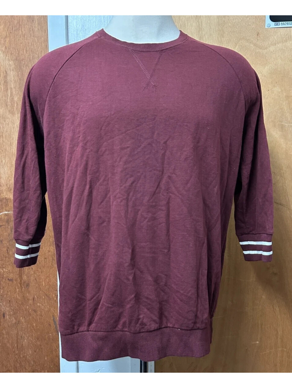 Champion Men's 2XL Maroon Long Sleeve Shirt